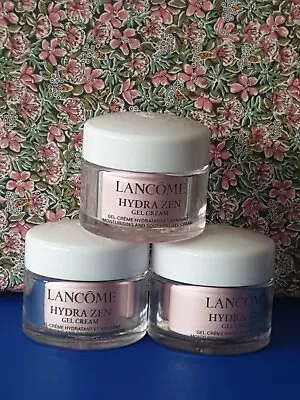 Lancome Hydra Zen Gel Cream  3 X 15ml 45ml Total New. • £14.99