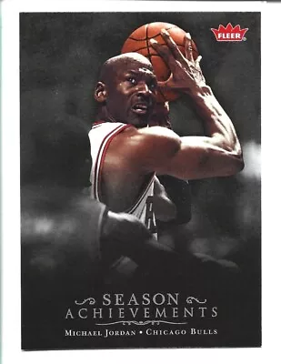 Michael Jordan 2007-08 Fleer Box Set #SH44 Season Achievements • $4.23