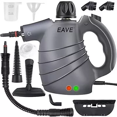 Handheld Pressurized Steam Cleaner 450ml Steamer For Cleaning 10 In 1 Set • £44.95