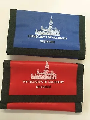 Key Wallet Holder & Zipped Pocket With Logo On  X 1 Blue Or Red • £4.95