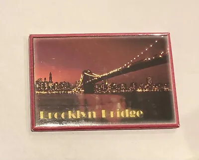 New York City Brooklyn Bridge Fridge Magnet H9 • $4.49