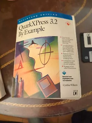 Vintage Quark XPress For MAC OS Book And Floppy Cynthia Williams 3.2 Rare • $29