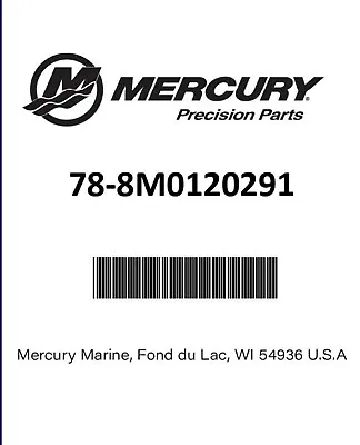 NEW MERCURY MARINE PCM 300 (2B368740 & Up)* OEM #8M0120291 • $4490