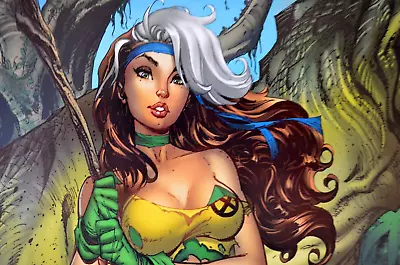 J SCOTT CAMPBELL - ROGUE - SAVAGELAND - SIGNED - 11x17 - 2016 SDCC - ART PRINT • $34.99