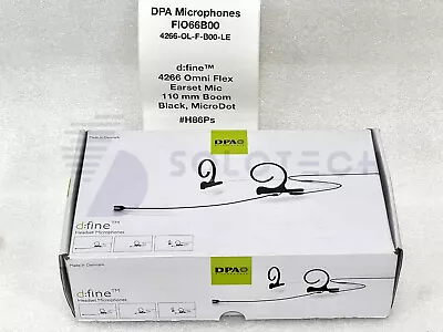 DPA FIO66B00 D:fine 4266 Omni Flex Earset Mic Black Microdot - N.O.S. - #H86Ps • $559