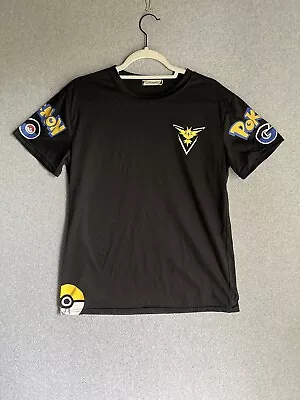 Pokémon Go Team Instinct Mengsha Black T Shirt Size Small US 2XL Japan • $4.49