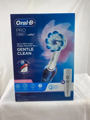 $59 • Buy Oral B Pro 1500 Sensitive Care Tooth Brush - Brand New