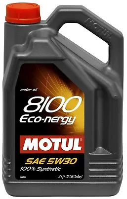 Motul 8100 5W30 Eco-nergy Synthetic Motor Oil 5L 102898 007229 • $44.97