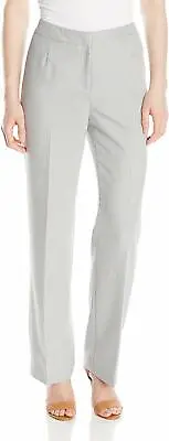 KASPER Womens Kate PANTS TROUSERS SZ 16 PETITES White Black Striped LINED NWT • $21.99