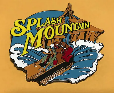 $13.59 • Buy Pin Splash Mountain 3  Jumbo Fantasy Br'er Fox Bear Song Of The South Flume Ride