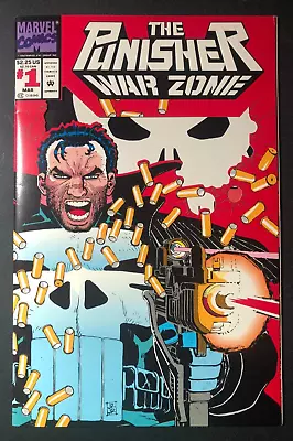 Stan Lee Presents Punisher War Zone #1 Mid Grade Die Cut 1992 John Romita Jr • £10.42