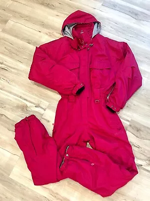 Vintage 1990's KILLY Neon One Piece Snow Ski Snowboard Hooded Suit Womens 12 • $65.99