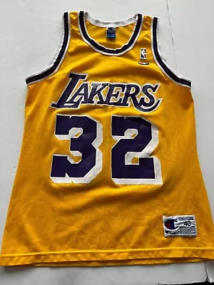 Vintage 90's Magic Johnson LA Lakers #32 Jersey By Champion Size 40 • $30