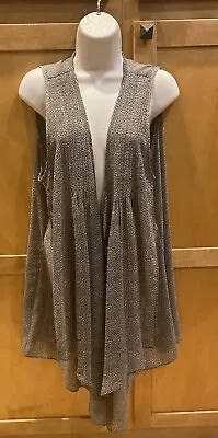 CAbi #365 Womens Size XL Lagenlook Cascading Tunic Vest • $8.99