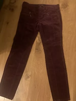 Ladies Needlecord Type Velvet Trousers Size 12 M&S • £2.50
