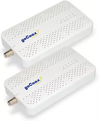 GoCoax MoCA 2.5 Adapter With 2.5GbE Ethernet Port. MoCA 2.5. 1x 2.5GbE Port. Pro • $164.78