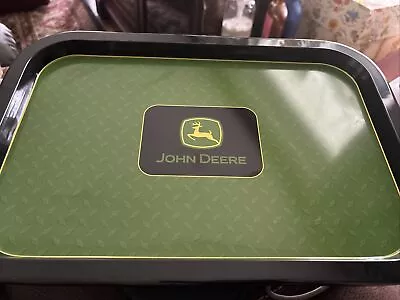 John Deere Tin Metal Plate Tray With John Deere Logo On Tray • $12
