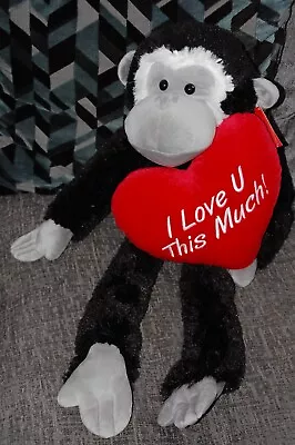 Keel Toys Large  I Love You This Much  Monkey Plush 80cm Long With Tags • £6.99