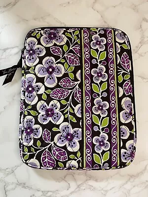 Vera Bradley IPad Tablet Cover In Plum Petals Holder Carrying Case Protector • $17.99