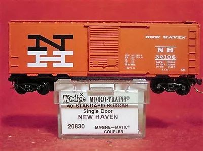 KD 20830-2 NEW HAVEN 40' Box Car 'RED-BOLD' #32120 'MINT' N-SCALE • $33.50