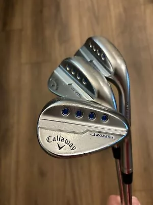 Callaway Md5 Jaws Chrome Wedge Set (52 56 60 Degrees) • $180