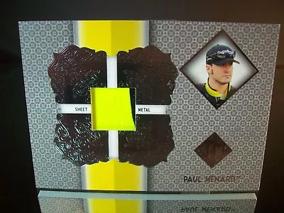 Paul Menard Press Pass Total Memorabilia RACE-USED SHEET METAL 2103 Card #TM-PM • $4.99