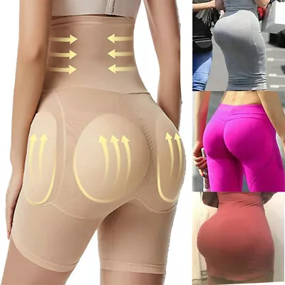 Padded Hip Enhancer Bum Butt Lifter Body Shaper Underwear Fake Buttock Pants UK • £8.99