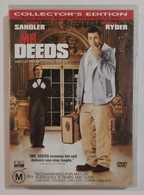 $7.95 • Buy Mr Deeds DVD Region 4 GC Comedy Romance Adam Sandler Free Postage