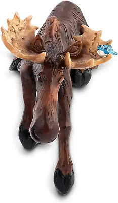 $72.99 • Buy Bearfoots By Jeff Fleming Moose Natural Brown 7.5 X 7 Hand Cast Resin Christmas 