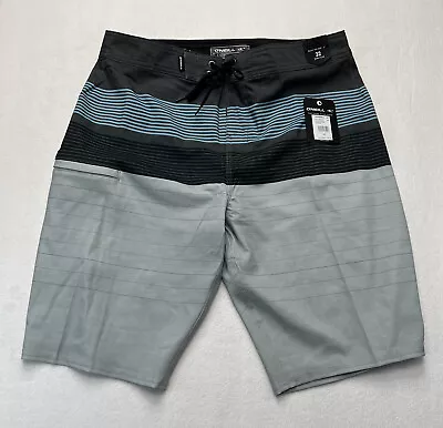 NEW O’Neill Men's Hyperfreak Board Cargo Swim Trunks Stretch Shorts Sz 32 Oneill • $22.99