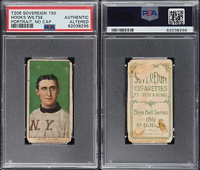 1909 T206 Hooks Wiltse Portrait New York Giants PSA A ***Sovereign 150*** • $69.99