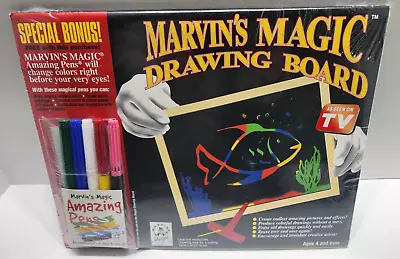 Marvin's Magic Drawing Board No Mess Doodle Art Board Special Bonus Amazing Pens • $19.97