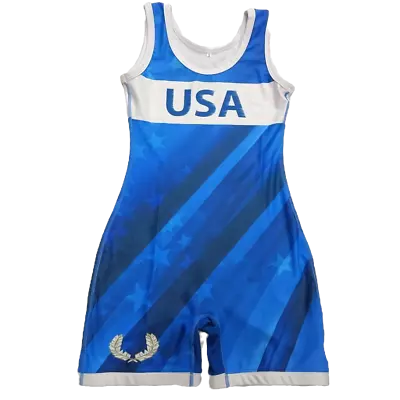 Athena Wrestling - Patriotic Blue - Women's And Youth Singlet • $49.99