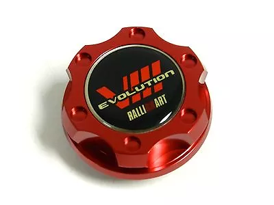 Red Billet Engine Oil Filler Cap For 03-05 Mitsubishi Evo Viii • $24.95