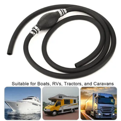 5/16  Marine Outboard Boat Motor Fuel Gas Hose Line Assembly With Primer Bulb* • $17.88