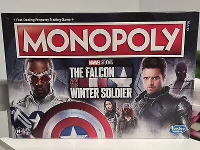 Monopoly Marvel - The Falcon And The Winter Soldier Edition Board Game By Hasbro • £10