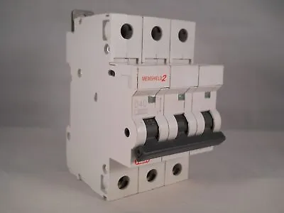 MEM MCB 40 Amp Triple Pole 3 Phase Breaker Type D 40A D40 Memshield 2 MDL340 • £94.95