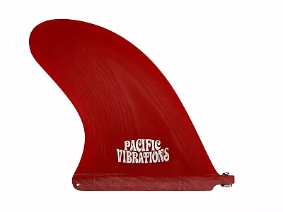 PACIFIC VIBRATIONS 9”  RED Fin Surfboard Longboard • $69.99