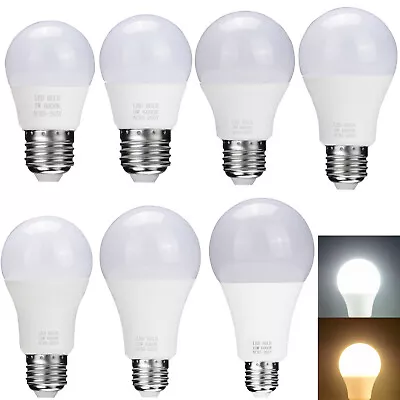 E26 E27 LED Globe Bulb Light 3W 5W 7W 9W 12W 15W 18W Energy Saving White Lamp SS • $4.56