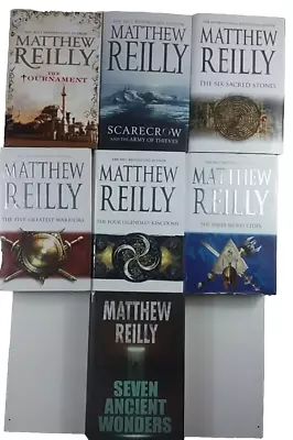 Bulk Matthew Reilly Hardcover Books X 7 The Three Secret Cities-Seven Ancient Wo • $77