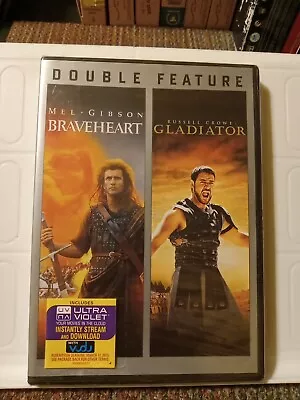NEW SEALED Braveheart / Gladiator (DVD 2013 2-Disc Set) • $5.92