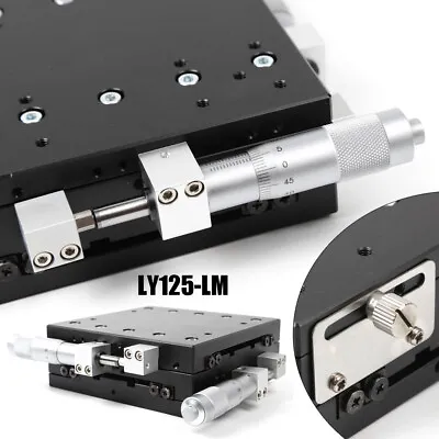 LY125-LM Manual Sliding Table Displacement Platform X-Y Axis Translation Stage • $105.05