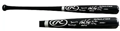 Wade Boggs Autographed Signed 5 Inscription Rawlings Black Baseball Bat (JSA) • $133.95