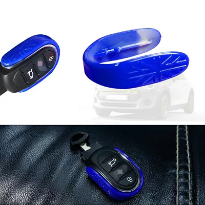 1PC Blue Smart Key Fob Case Shell Holder For 2014-2019 MINI Cooper F55 F56 F57 • $9.99