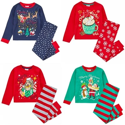 £7.90 • Buy Boys Girls Christmas Pyjamas Xmas Family Matching Pyjamas 2-13 Years