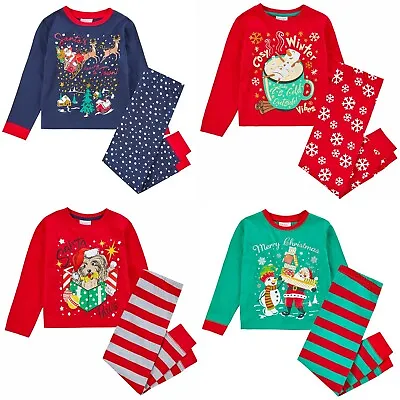 Boys Girls Christmas Pyjamas Xmas Family Matching Pyjamas 2-13 Years • £7.90