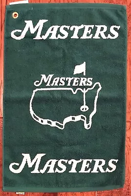 Masters 2024 Caddy Caddie Bag Towel Green White - NEW WITH TAGS Augusta National • $36