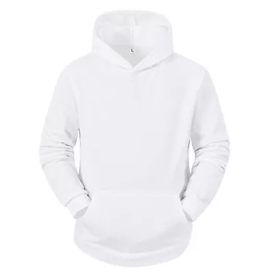 Men’s Heavyweight Casual Pullover Hoodie Sweatshirt Jacket With Front Pocket US • $19.24