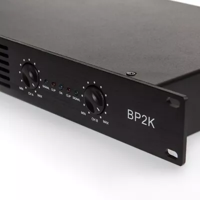 Power Amplifier 2 Channel 1u BP2K 2000W 4ohm Or 8ohm Bridged ClassD • £249