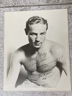 1938 Max Baer Autographed Studio Boxing Photo PSA LOA Signed  8x10 • $349.99